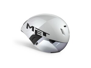 MET Codatronca Fahrradhelm - Weiß/Silber Gr. 58-61 cm