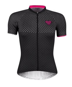 Force Points Radtrikot schwarz/violett für Frauen