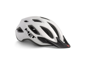MET Crossover Fahrradhelm Mattweiß Gr. 60-64 cm